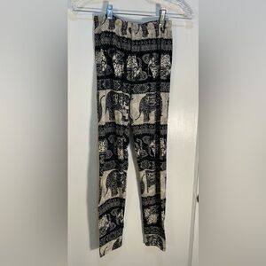 Always Women's Elephant Pattern Leggings One Size But Runs Small